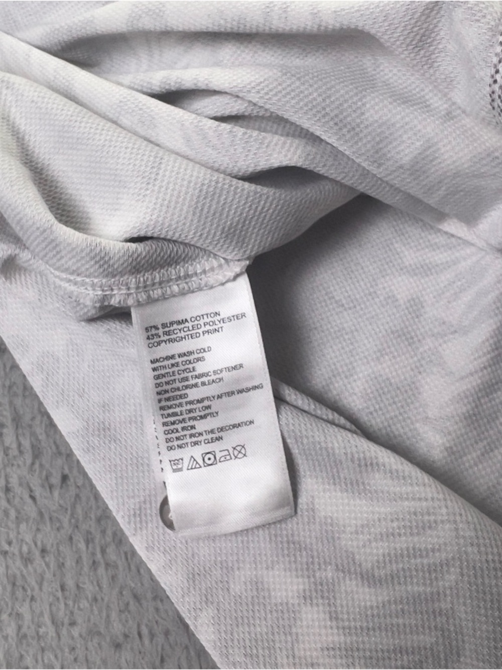 Tommy Bahama The San Lucio Stretch Shirt Mens M White Gray Islandzone Tropical - Picture 10 of 12